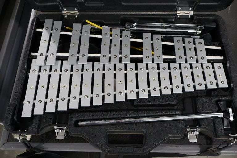 Pearl Xylophone with case - buyer to view to make sure complete