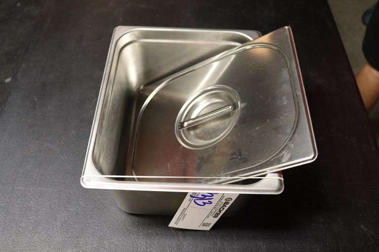 1/2 x 6 stainless inset with lid