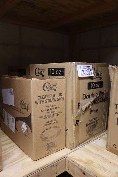 Times 2 - Cases of Choice 10 oz double walled paper hot cups - white