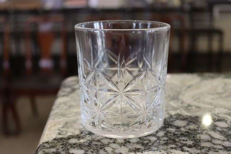 Times 40 - cut glass rocks glasses