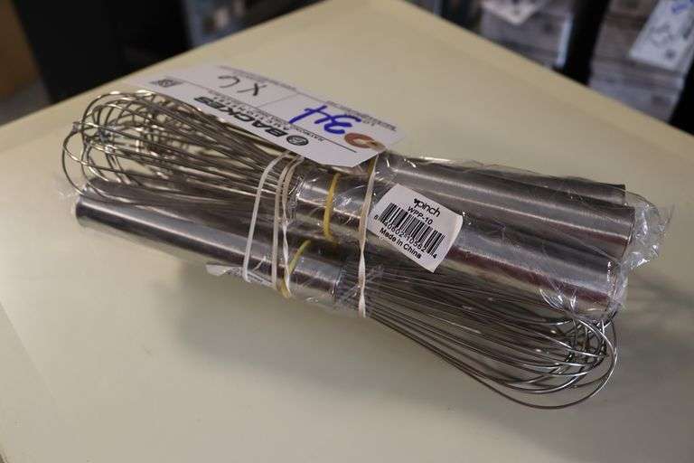 Times 6 - Pinch WWP-10 stainless 10" whips