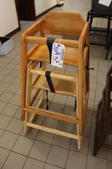 Times 2 - oak high chairs