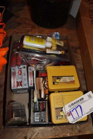 Box flat to go - Assorted bullets, cleaning related, & more