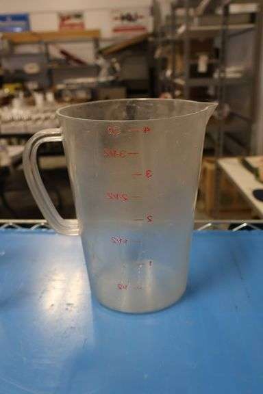 Times 2 - 1  & 4 Quart acrylic measuring pitchers