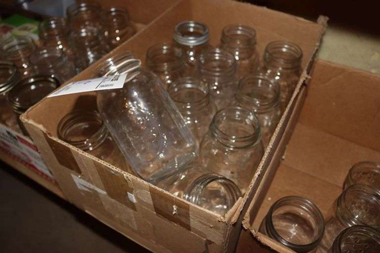 Large lot to go - Assorted jars & lids