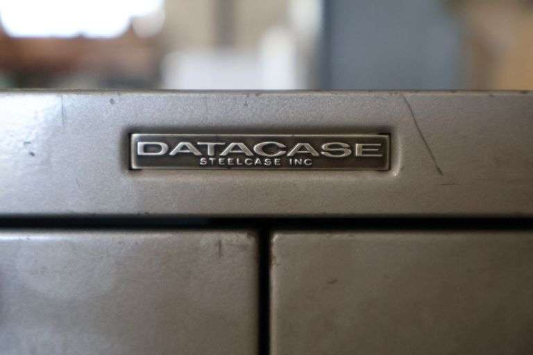 Steel Case 20 drawer metal data case cabinet