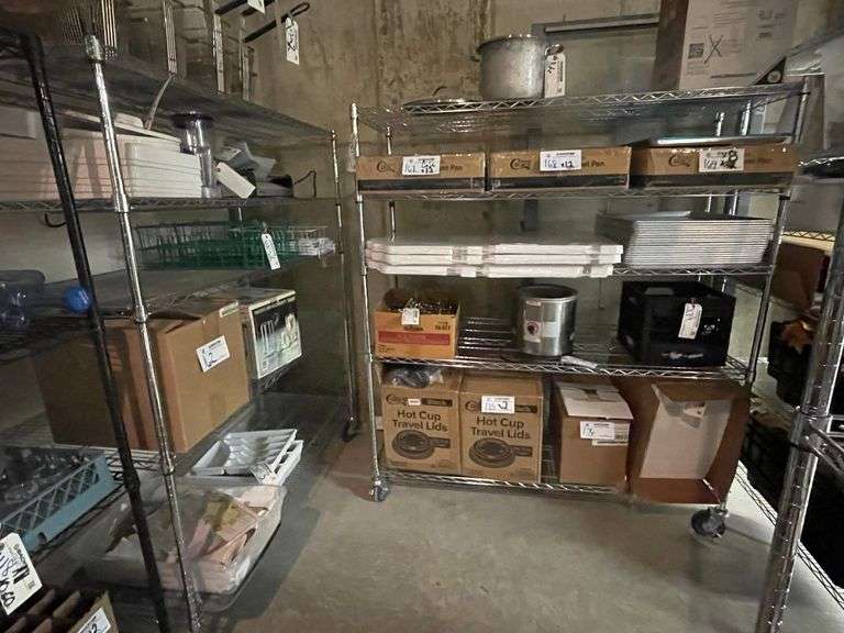 Times 2 - 24" x 60" portable chrome racks