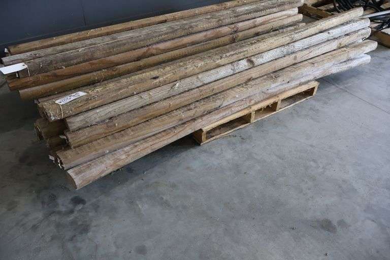 All to go - Treated landscape lumber - most are 96" - some are warped