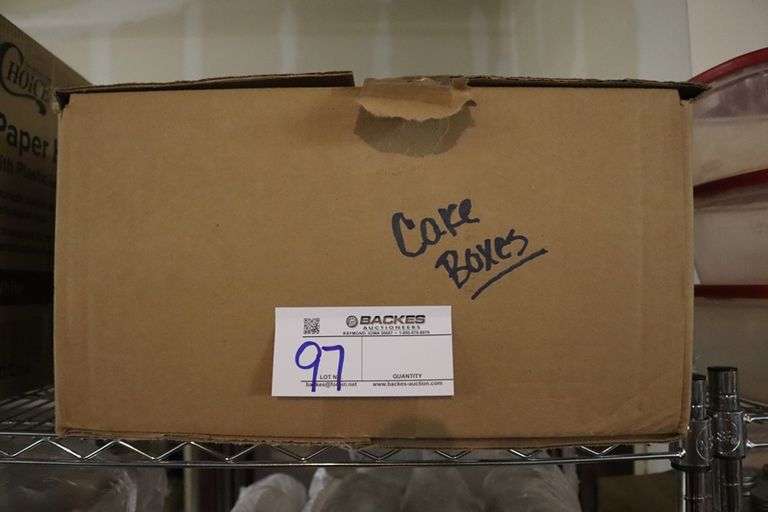 Full case of Southern Champion 6 corner boxes with windows 10 1/4" x 8" x 4" plain