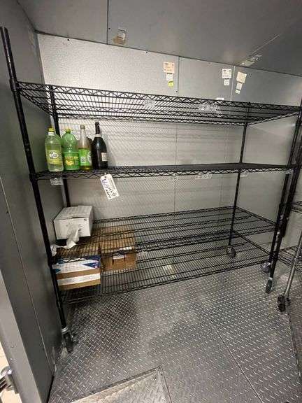 24" x 72" coated portable rack