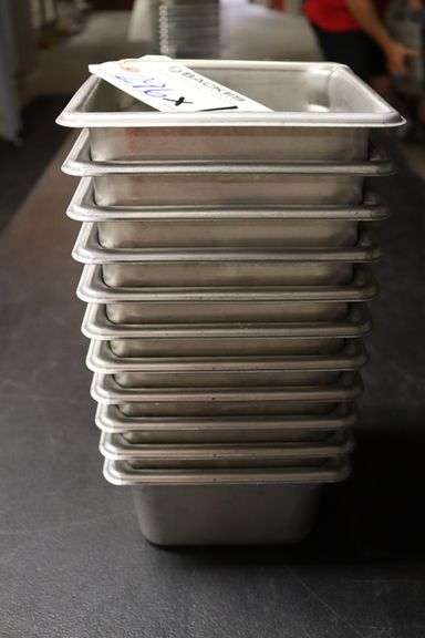 Times 11 - 1/6 x 4 stainless insets with no lids