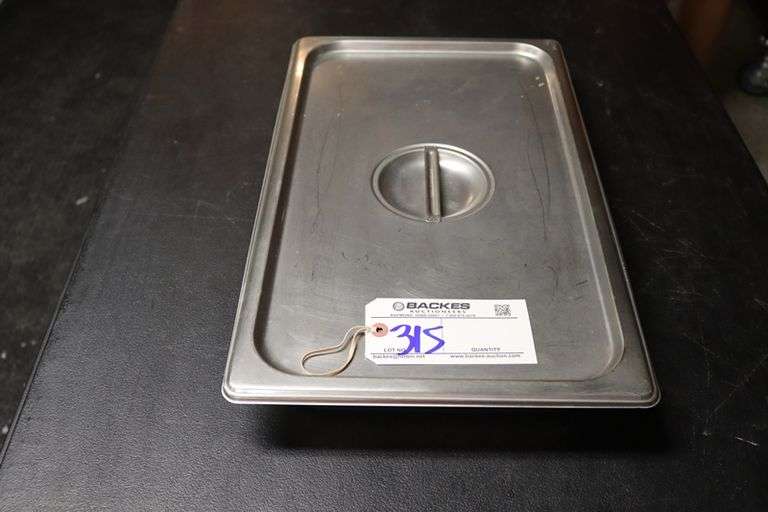 12 x 20 x 2 stainless inset with lid