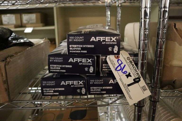 Times 9 - new Apex extra large powder free latex gloves
