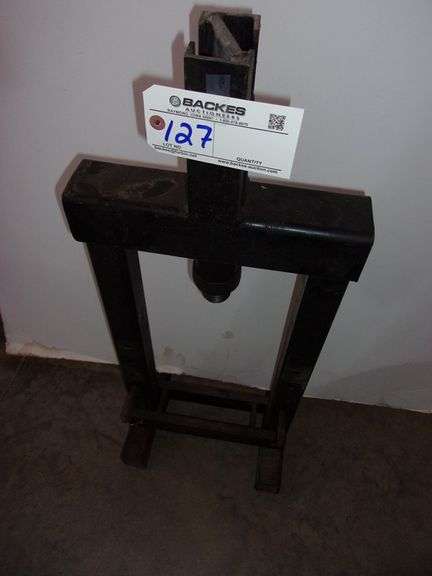 Porta-power press fixture