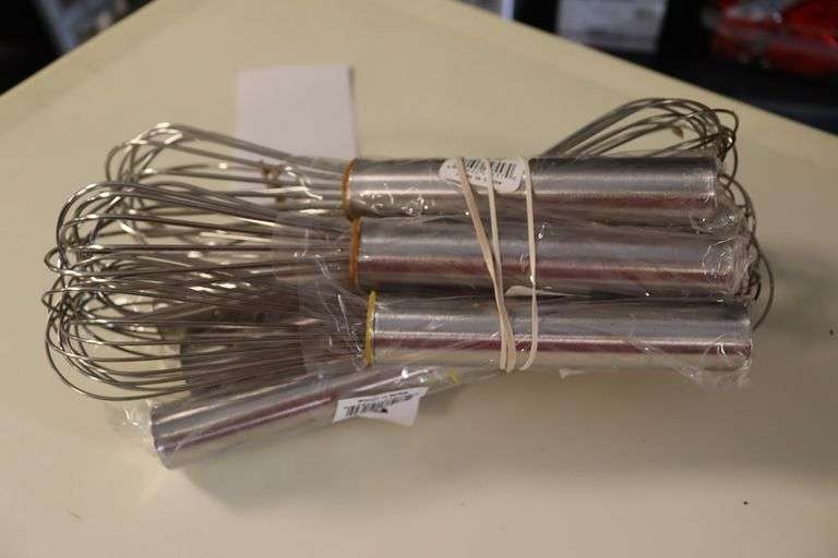 Times 6 - Pinch WWP-10 stainless 10" whips