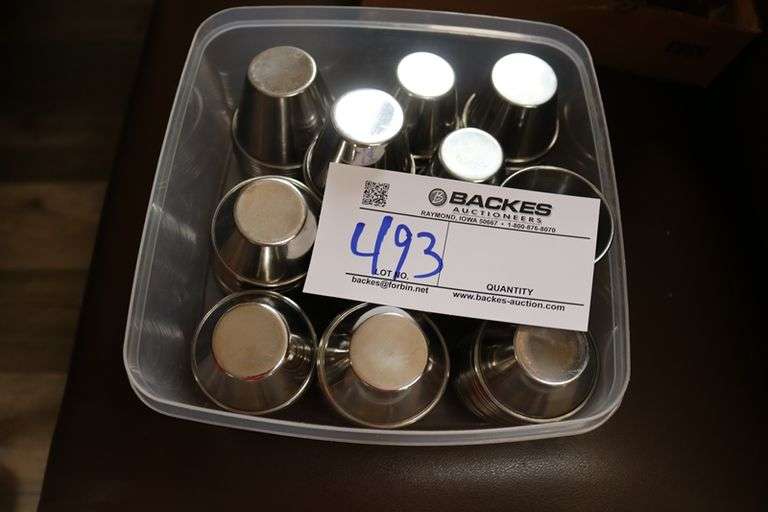 Box to go - 3 sizes of stainless sauce cups