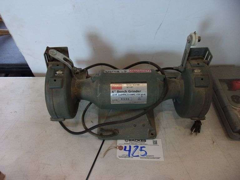 Dayton 6" Bench grinder