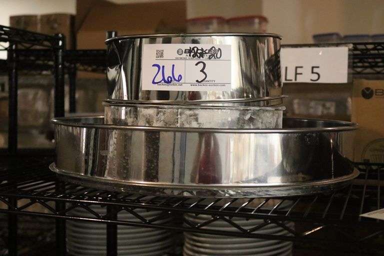 Times 3 - sifters - 2) 12" and 1) 20"