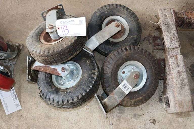 All to go - 6) 6" & 10" castors