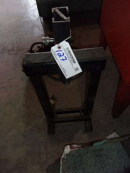Porta-power press fixture