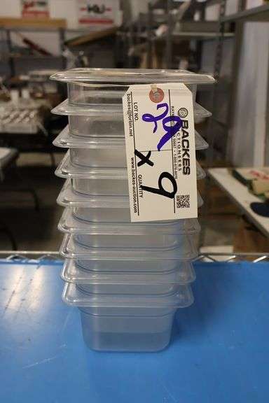 Times 9 - 1/6 x 4" Acrylic inset pans