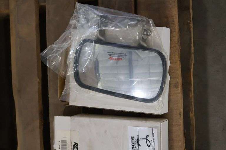 Times 2 - Retrac 4" x 8" safety mirrors