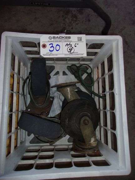 Set of 4 6" heavy swivel casters