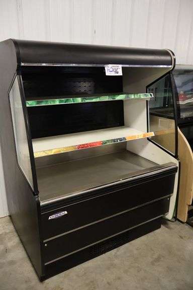 46" Federal RSSM460SC open front refrigerated self service cooler - 120/208-240 volt, 1 phase