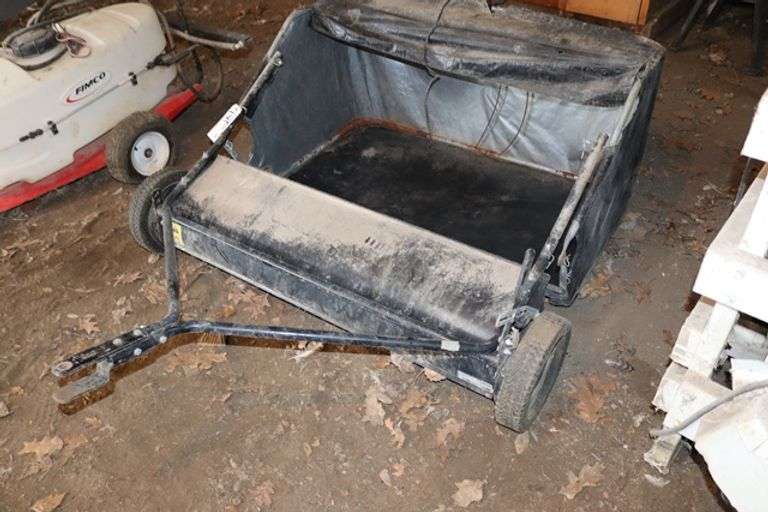 40" pull behind lawn sweeper