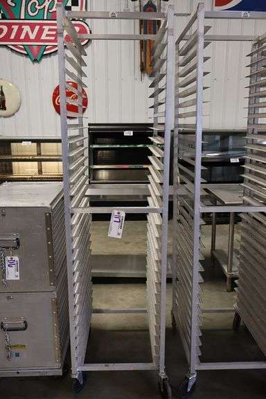 Advance Tabco PR30-2W portable aluminum sheet pan rack