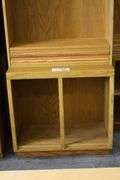 Times 2 - 32" x 96" x 17" deep wood book cases - no shelf pins
