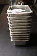 Times 11 - 1/6 x 4 stainless insets with no lids