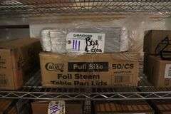 Box of Choice foil steam pan lids only