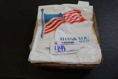 Case of t-shirt bags