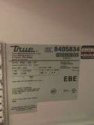 True TUC-48-LP portable 2 door under counter cooler with stainless work top