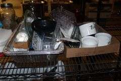 Shelf to go - assorted glassware, kitchen related and more