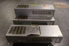 Stack of Middleby Marshall WOW PS670G portable gas conveyor pizza ovens with digital controls & 32" wide conveyors