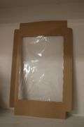 Case of BRP Box Shops 14" x 10" x 1 1/4" simplex bases with lids