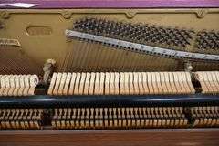 Baldwin 57" wood upright piano with bench