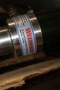 Westward pneumatic oil barrel pump with hose, reel, & metered dispenser