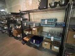 Times 2 - 24" x 60" and 24" x 72" black coated portable racks