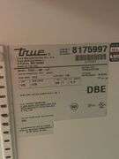 True TUC-48-LP portable 2 door under counter cooler with stainless work top