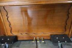 W.W. Kimball Co. 558996 Consollete 57" upright piano with bench & dolly