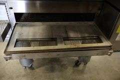 Stack of Middleby Marshall WOW PS670G portable gas conveyor pizza ovens with digital controls & 32" wide conveyors