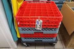 All to go - assorted glass dishwasher baskets with extenders