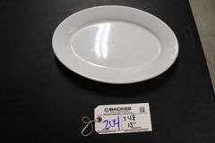 Times 48 - Oneida 13" oval heavy duty platters