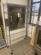 18" x 48" chrome portable rack