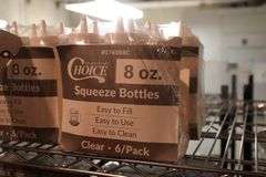 Times 6 - cases of 8 oz squeeze bottles - 6 per case