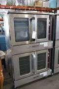 Stack of Southbend Silver Star Series gas portable convection ovens