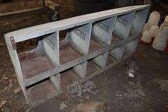 65" Galvanized 10-hole chicken laying house
